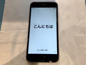 傷と汚れが目立つiPhone6（アイフォン）を0円で引き取りました！モバトル渋谷モディ店はいらなくなったスマホもお引き取りいたします！