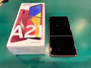 Galaxy A21 64GB Redの買取りを致しました【モバトルペリエ千葉店】