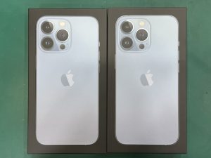 iPhone13Pro(アイフォン) 128GB シエラブルー SIMフリー〇 未開封品 iPhone高価買取【モバトル テラスモール湘南店】