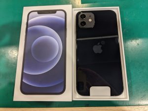 iPhone12(アイフォン) ブラックの買取りを致しました　【モバトルペリエ千葉店】