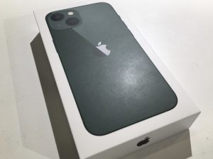 新色のグリーンを高価買取！新品未開封品のiPhone13（アイフォン）を売るならモバトル渋谷モディ店まで！