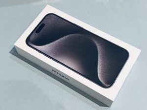 新品未開封のiPhone15Pro（アイフォン）の買取をしました！買取ならモバトル水戸オーパ店へ！