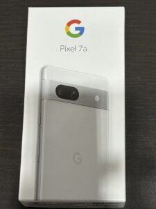 Pixel7aの新品未使用品です！