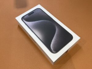 新品未開封iPhone15(アイフォンフィフティーン)の買取を行いました!【モバトル仙台PARCO2店】