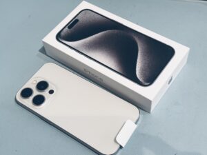 新品未使用のiPhone15pro（アイフォン）の買取をしました！買取ならモバトル水戸オーパ店へ！