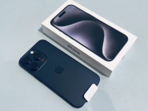 新品未使用のiPhone15pro（アイフォン）の買取をしました！買取ならモバトル水戸オーパ店へ！