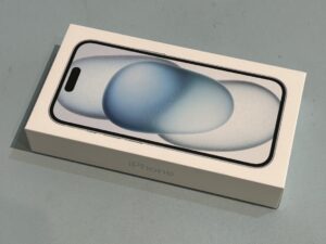 新品未開封のiPhone15(アイフォン）の買取をしました！買取ならモバトル水戸オーパ店へ！