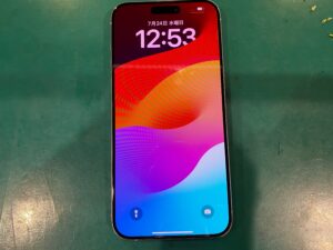 iPhone15ProMaxを買取いたしました!美しく洗礼されたカラーが素晴らしい！