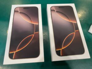 iPhone 16 Pro Max(アイフォン)512GB を2台お買取させていただきました！【モバトルペリエ千葉店】