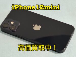 中古のiPhone12mini(アイフォン12ミニ)を買い取りました！iPhone16（アイフォン16）シリーズも強化買取中！買取ならモバトル水戸オーパ店へ！