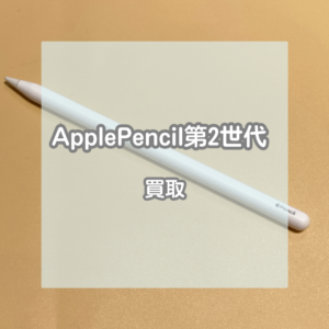 iPadとセットでのお持ち込み増えてます！ApplePencil第2世代をお買取させていただきました！【モバトルイオンモール松本店】