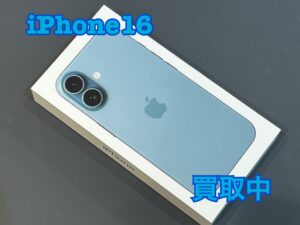 新品未開封のiPhone16（アイフォン16）を買取りました！iPad（アイパッド）も強化買取中！買取ならモバトル水戸オーパ店へ！