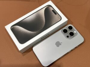 中古のiPhone15Pro(アイフォン)の買取を行いました!【モバトル仙台PARCO2店】