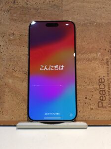 ★iPhone14,15(アイフォン14,15)シリーズ買取強化中！！★Apple iPhone15ProMax(アイフォン15プロマックス)SIMフリー版中古正常品★【モバトル広島パルコ新館店】