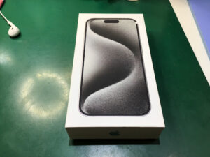 iPhone15Proをお持ち込みいただきました。【モバトル京王聖蹟桜ヶ丘ショッピングセンターB館店】