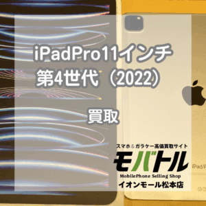 11月20日は任天堂設立記念日！🎮️✨️iPadPro11インチ2022を買い取りました！【モバトルイオンモール松本】