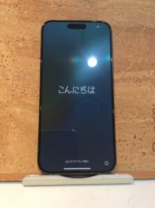 ★iPhone14,15(アイフォン14,15)シリーズ買取強化中！！★Apple iPhone15Pro(アイフォン15プロ)SIMフリー版,故障品★【モバトル広島パルコ新館店】